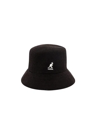 Kangol Logo Fisherman's Hat In Black
