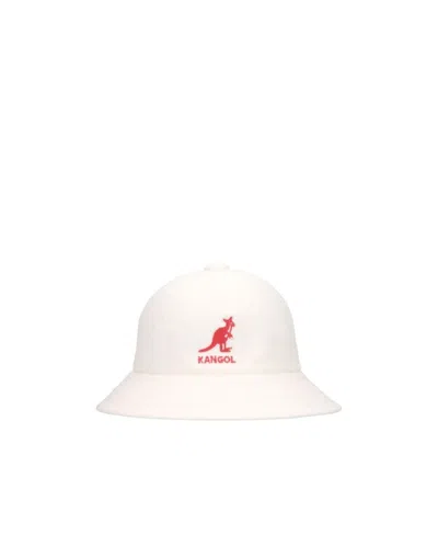 Kangol Logo Fisherman's Hat In White