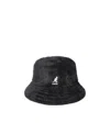 Kangol Logo Hat In Black