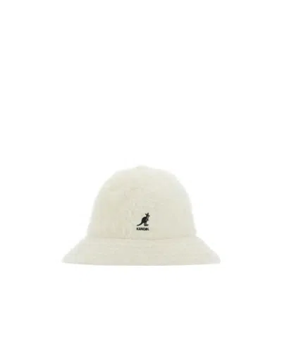 Kangol Logo Hat In White
