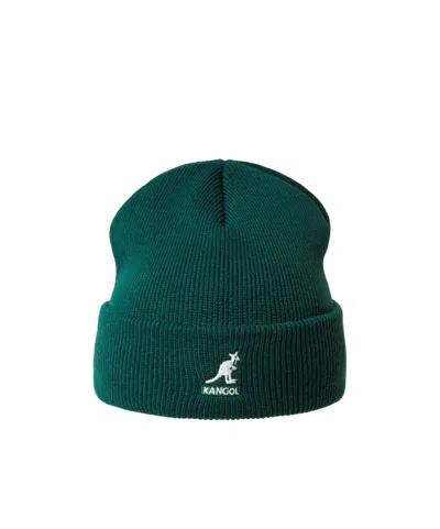 Kangol Logo Knitted Hat In Green