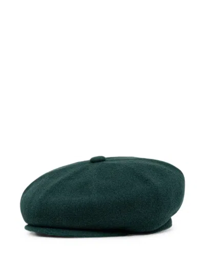Kangol Logo-detail Hat In Green