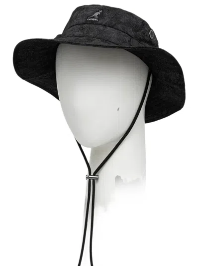 Kangol Logo-detail Sun Hat In Black
