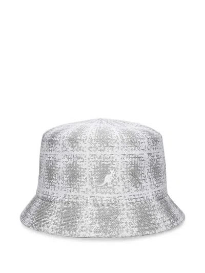 Kangol Logo-embroidered Bucket Hat In Blue