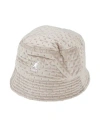 Kangol Man Hat Dove Grey Size L Polyester In Grey