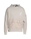 Kangol Man Sweatshirt Khaki Size Xxl Cotton In Beige