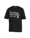 Kangol Man T-shirt Black Size Xxl Cotton In Black