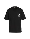 Kangol Man T-shirt Black Size Xxl Cotton In Black
