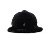 Kangol Men's Bucket Hat Faux Fur Casual Black