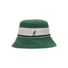 Kangol Men's Fisherman Hat Bermuda Stripe Bucket Turf Green In Turf Green