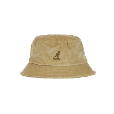 Kangol Men's Fisherman Hat Cord Bucket Beige
