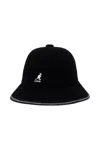 Kangol Men's Hat  F24kk3181st Black-off White In Black