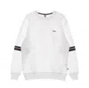 Kangol Men's Lightweight Crewneck Sweatshirt Heritage Taped Crew Sweat Off White In White