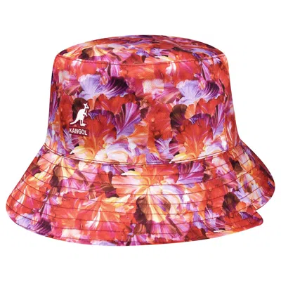 Kangol Men's Reversible Bucket Hat In Papaya Milk In Multi