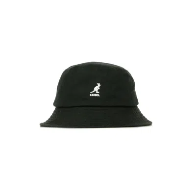 Kangol Men's Washed Bucket Black Bucket Hat