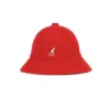 Kangol Men's Wool Casual Red Bucket Hat In Red