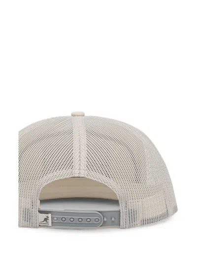 Kangol Mesh-panelled Baseball Cap In Burgundy
