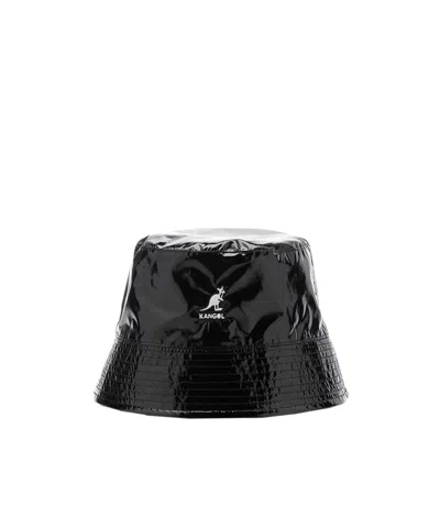 Kangol Narrow Brim Hat In Black