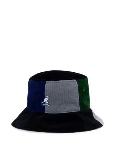 Kangol Patchwork Corduroy Bucket Hat In Metallic