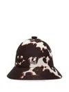 Kangol Patterned Bucket Hat In Brown