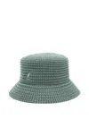 Kangol Patterned Bucket Hat In Green