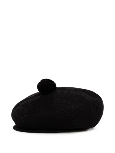 Kangol Pom-pom Beret In Black