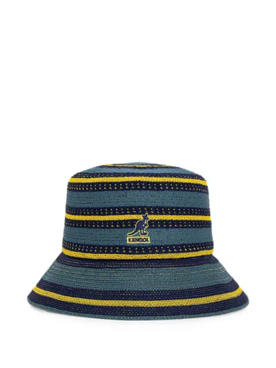 Kangol Resort Stripe Lahinch Bucket Hat In Blue