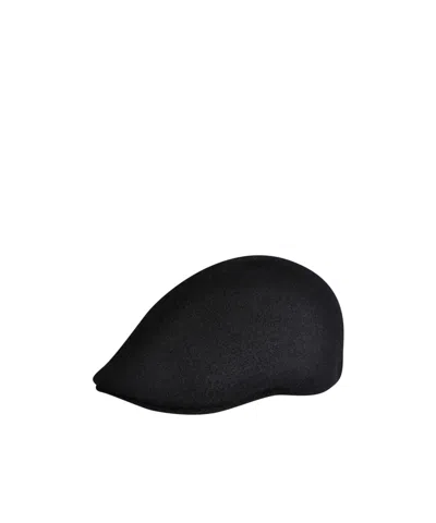 Kangol Seamless Flat Cap In Black