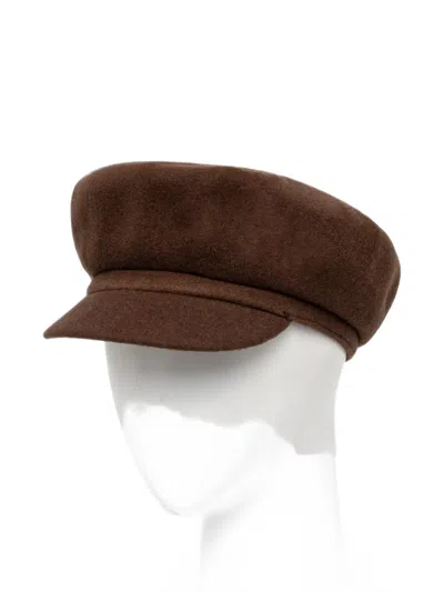 Kangol Spitfire Button-detailed Hat In Brown