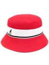 Kangol Terry-cloth Bucket Hat In Red