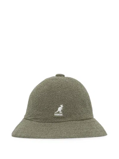 Kangol Terry Towelling Bucket Hat In Green