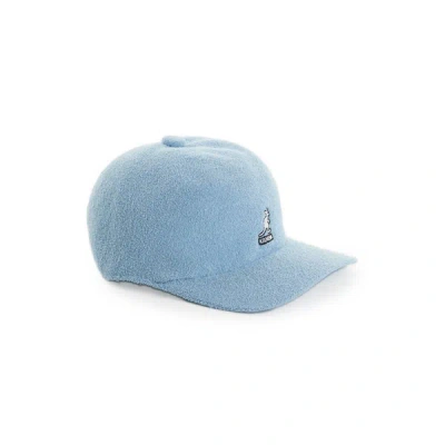 Kangol Textured Baseball Cap In Blue