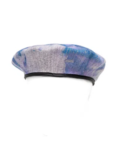 Kangol Tie-dye Beret In Blue