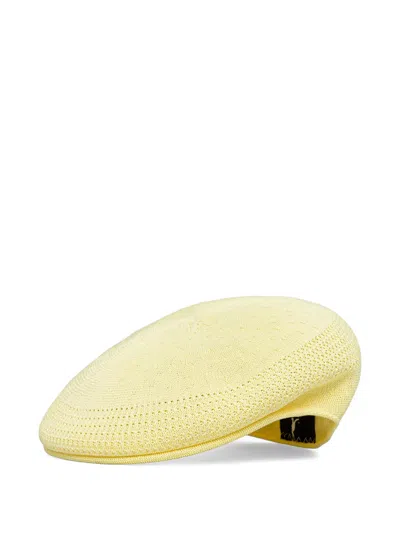 Kangol Tropic 504 Mesh Flat Cap In Yellow