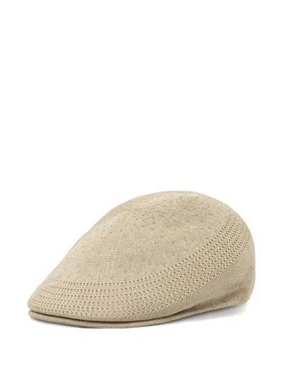 Kangol Tropic 507 Ventair Mesh Flat Cap In Brown