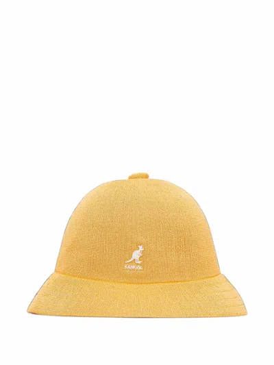 Kangol Tropic™ Logo-embroidered Bucket Hat In Yellow