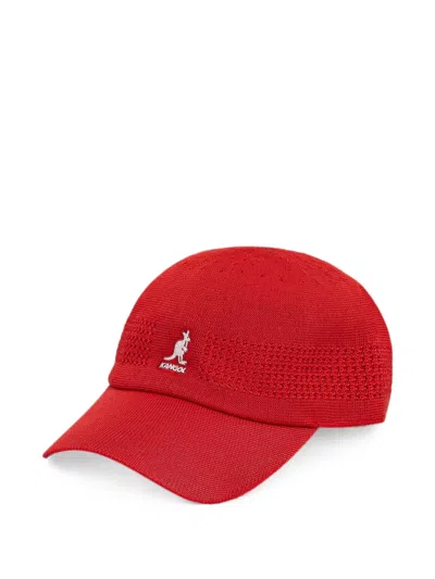Kangol Tropic Ventair Spacep Logo Baseball Cap In Red