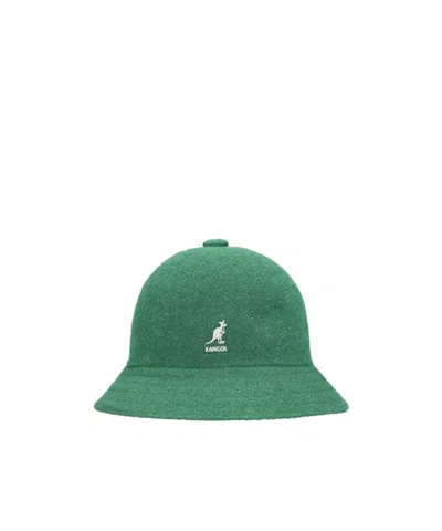 Kangol Wide-brimmed Bucket Hat In Green