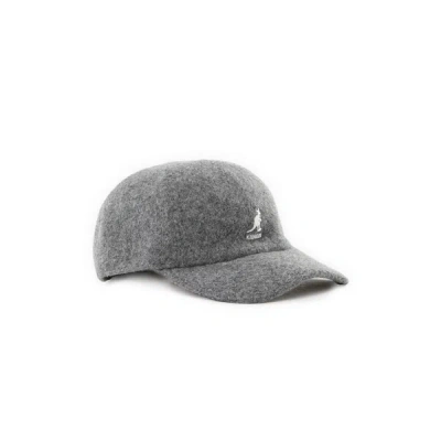 Kangol Wool Baseball Cap In Gray