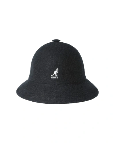 Kangol Wool Casual Bucket Hat In Black