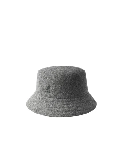 Kangol Wool Lahinch Seamless Knit Fisherman Hat In Gray