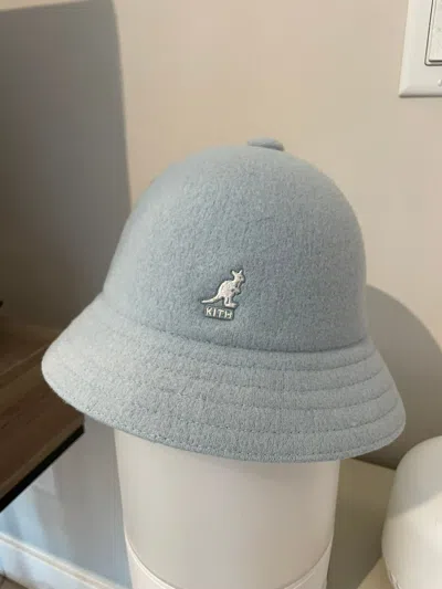 Pre-owned Kangol X Kith For Kangol Casual Classic Size M In Blue
