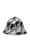 Kangol Yin-yang Patterned Hat In Gray