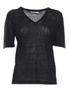 Kangra Cashmere V-neck Sweaters In Black