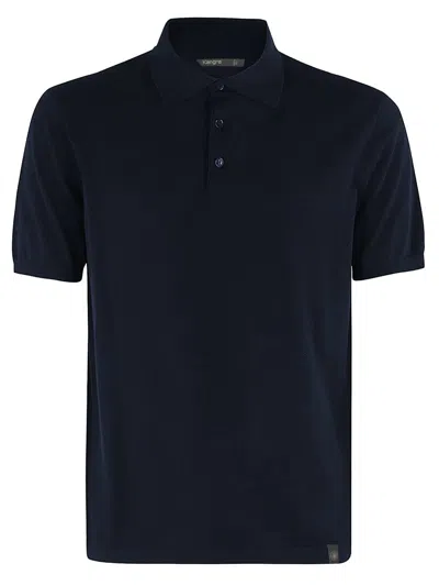 Kangra Blue Cotton Polo Shirt