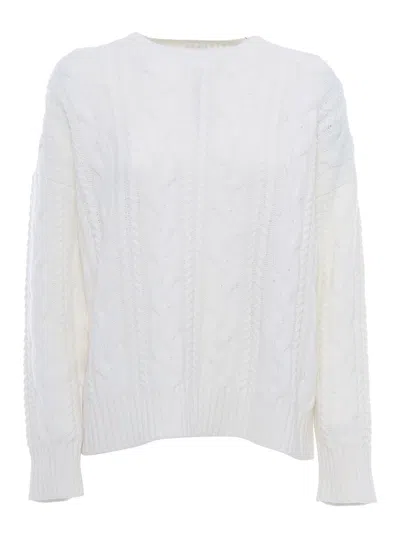 KANGRA CASHMERE BRAIDED CREWNECK SWEATER