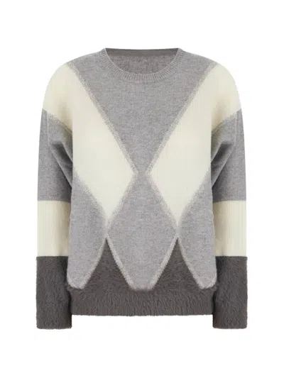 Kangra Cashmere Argyle-intarsia Sweater In Multi