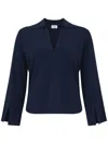 Kangra Cashmere T-shirts And Polos In Blue