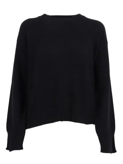 KANGRA CASHMERE BOXING CREW NECK WITH DROPPED WRISTS