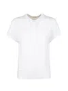 Kangra Cashmere Button T-shirt In White